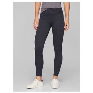 Athleta Herring Bone pants in navy and black